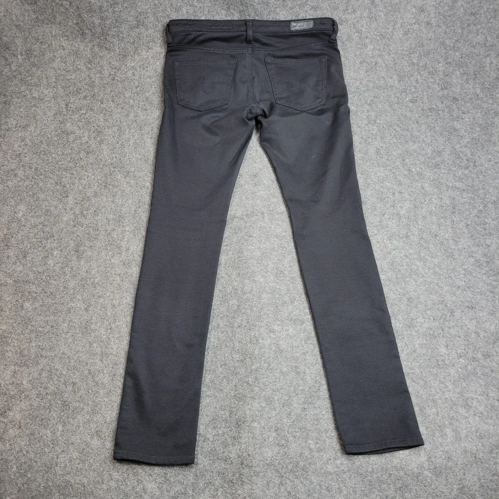 AG Adriano Goldschmied Jeans 29 Womens Black Denim The Legging Super Skinny Fit - Picture 3 of 12